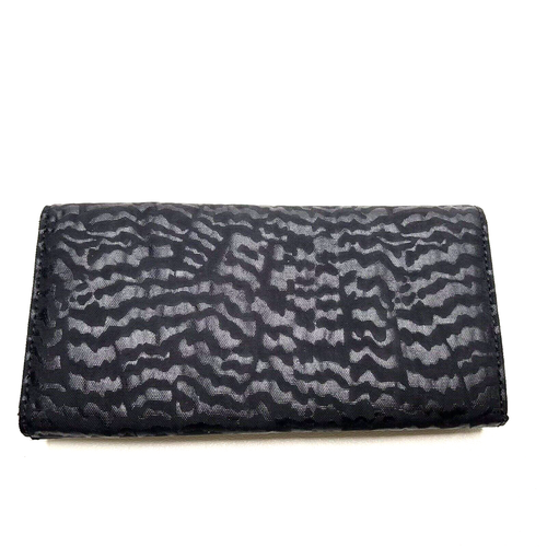 *KIPLING Pratico Portafoglio Pieghevole Spigolo Nylon Stampa Animalier Nuovo - Foto 3 di 11