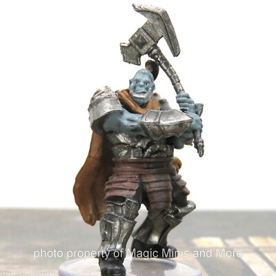 Bigby Presents ~ OROG #8 Axe Icons Realms D&D Glory of the Giants orc miniature