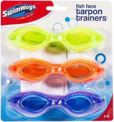 SwimWays Schwimmbrille Taucherbrille Kinder Kids Neu / Ovp 3er Set bunt Tarpon