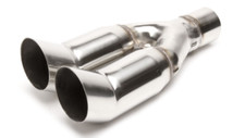 Tailpipe Tailpipe Trim Weld-On Pipe Exhaust Trim Stainless Steel Angle 2X 76Mm