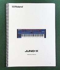 Roland Juno-X Reference Manual: 56 Pages  Protective Covers 
