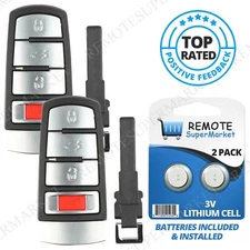 2 Replacement for 2009-2015 Volkswagen CC Remote Car Key Fob Keyless Entry Prox