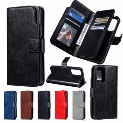 For Samsung A32 A22 A52s A13 A23 A33 A53 A73 Wallet Card Slot Leather Case Cover