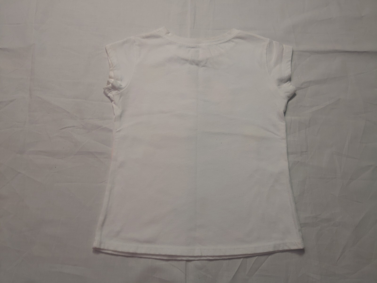 Girls Shirts 4T White Short Sleeve Dog Panda Tees 1989 Place & 365 Kids Brands image 4