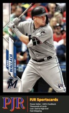 2020 Topps #658 Chad Wallach Miami Marlins