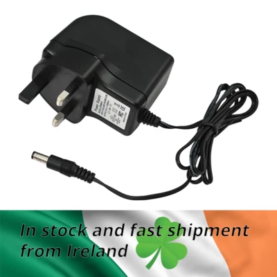 Power Adapter 100-240V AC to 12V 2A (2000mA) DC CCTV DC plug Ireland UK AC/DC