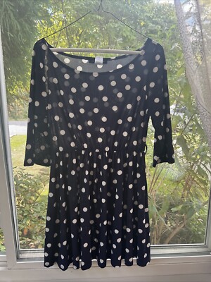 ladies spotty dress Ladies Dresses Black Polka Dot Skater Dress BLACK POLKA DOT SKATER DRESS Midrra