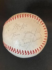 Dizzy Dean Signed Autographed Baseball ONL Giles JSA LOA Single Signed