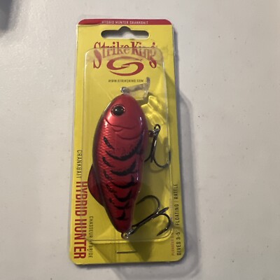 Strike King Hybrid Hunter Crankbait Color Delta Red  Back