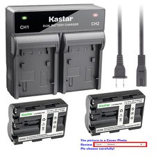 Kastar Battery Rapid Charger for Sony NP-FM500H Sony DSLR-A550L DSLR-A550Y