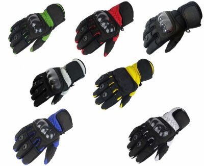 Motorradhandschuhe Motorrad Handschuh kurz Textil Sommer von Bangla XS - XXXL