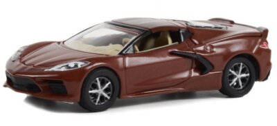 CHEVROLET Corvette C8 Stingray Coupe - 2022 - caffeine - Greenlight 1:64
