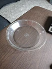 Vintage DEEP DISH Clear Pyrex 10 inch Pie Plate 210 Summer Pie Tart Thanksgiving