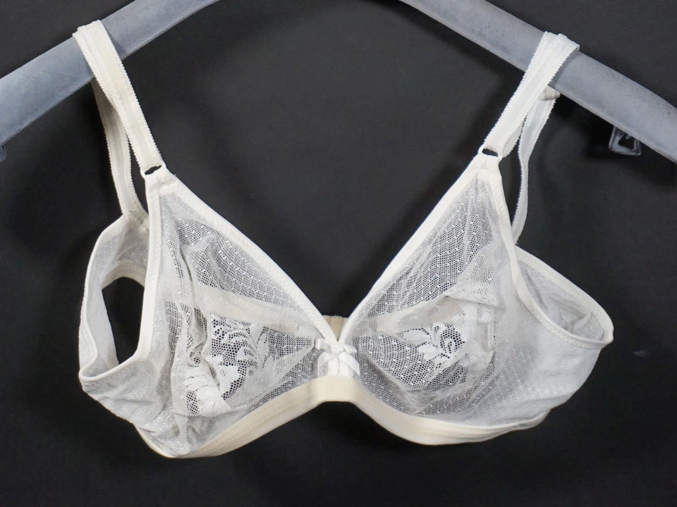 Original Maidenform Dentelle Line sexy Damen BH Dessous Größe 80 C blanc mit OVP - Bild 2 von 4