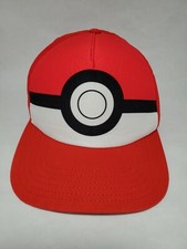 Official Pokemon Pokeball Youth Kids Snapback Hat Cap 2016 Nintendo Baseball