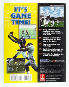 SEGA Sports NFL 2K - Prima Official Strategy Guide With Poster For Dreamcast