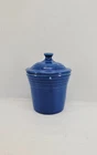 jar condiment/jam W/LID lapis blue FIESTA WARE new