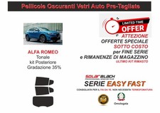 PELLICOLE OSCURANTI VETRI AUTO ALFA  TONALE  kit posteriore   35% E F OFFERTA