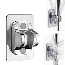 Self-adhesive Handheld Shower Head Holder Adjustable Wall Mount Shower Bracket