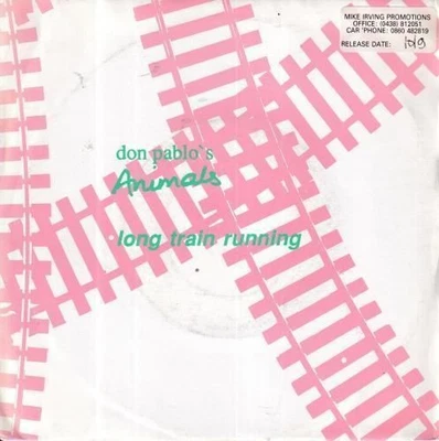 Don Pablo's Animals - Long Train Running - Used Vinyl Record 7 - J1177z