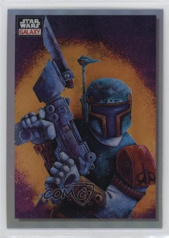 2023 Topps Chrome Star Wars Galaxy Refractor Boba Fett On the Hunt #26 1co7