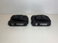 2x Erbauer 18v Li-ion 2.0Ah Cordless Drill Power Tool Battery ERI606BAT Genuine
