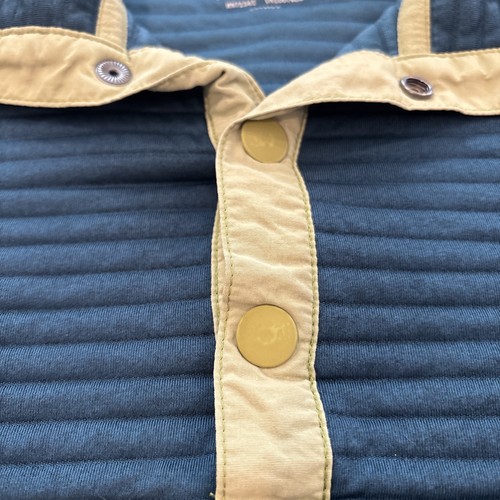 Chaqueta Pullover LL Bean Para Hombres Ligeramente Ajustada Mediuna Alta Acolchada A Presión Vellón - Imagen 5 de 14