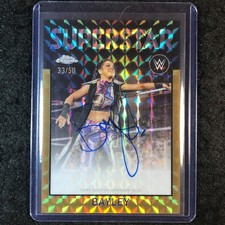 2026 Topps Chrome WWE BAYLEY 1986 Topps Auto Gold Geometric 33/50