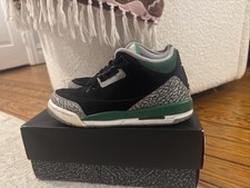 Size 7 GS - Jordan 3 Retro Mid Pine Green