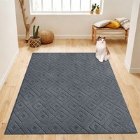 Anti Slip Large Area Rugs Living Room Bedroom Kitchen Soft Carpet Shaggy Rug Mat
