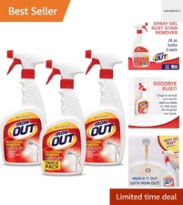 Rust Stain Remover Spray Gel, Removes Rust Stains in Bathrooms, Kitchens, Lau...