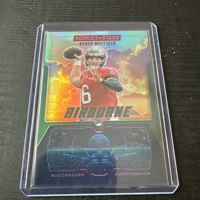 2025 Panini Rookies & Stars Baker Mayfield Airborne Green 1/5