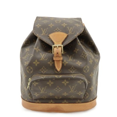 Louis Vuitton Monogram Montsouris MM Backpack Brown M51136 Authentic Used F/S