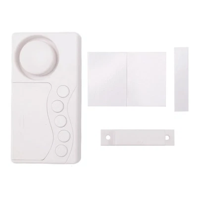 1X(Capteur D'Ouverture de Porte Sans Fil Temporisation Alarme de Porte Capt1477 - Photo 1/4