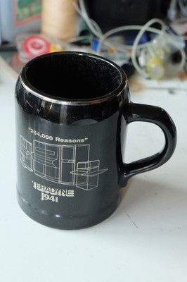 Teradyne promotional ceramic tankard-style mug ''J941''