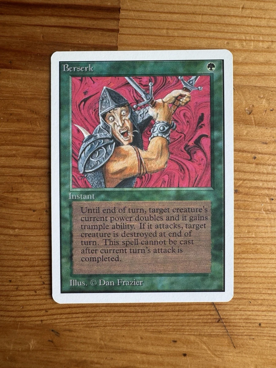 Magic: The Gathering Trading Card Games Individual Berserk