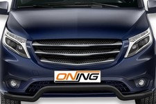 Frontbügel für Mercedes Vito W447 2014-2020 SCHWARZ 70mm breit Edelstahl Gutacht