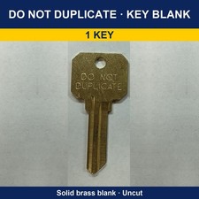 Do Not Duplicate Key Blank Uncut House Key DND KW1 KW10 KW11 SC1 SC4 1/2/3/5/10