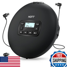 HOTT C204 Portable CD Player with Anti-Skip - AA Battery Powered