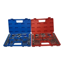 79-Piece Premium SAE and Metric Tap Die Set - 79-Pc. Combo READ!!