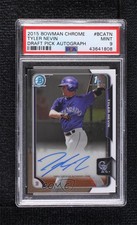 2015 Bowman Draft Chrome Pick Tyler Nevin #BCA-TN PSA 9 MINT Auto n0c