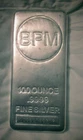 Bay Precious Metals BPM 100 Oz .9999 Fine Silver Bar 100 Troy Ounce