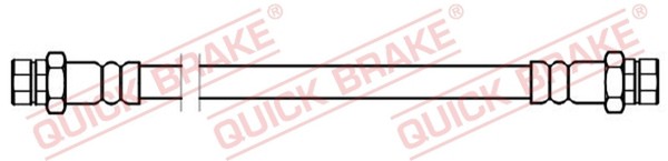 Bremsschlauch Quick Brake 25.060 FüR 137 VW Skoda Scirocco 3 138 EOS 1F7 1F8 Van-image
