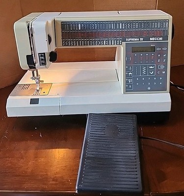 Necchi Suprema IV #5944 Made In Yugoslavia HTF Digital Screen See Pic/Desc