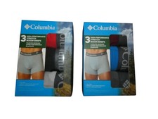 Columbia Sportswear Mens Boxer Briefs 6 Pack Stretch Underwear XL New