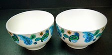 Set 2  Royal Norfolk Paisley  5.25" Coupe Cereal Bowls   325
