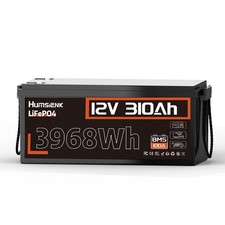 12V 310Ah 300Ah Lithium LiFePO4 Battery Deep Cycle BMS Solar Camping Off-grid