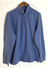 Vineyard Vines Men's Small Blue Broadfield 1/4 Quarter Zip Pullover Sweatshirt