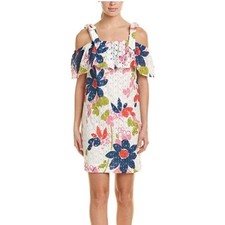 Trina Turk Windsor Florla Eyelet Mini Dress Size Medium 