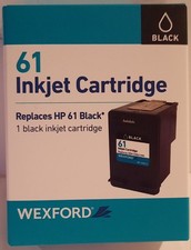 Wexford 61 Black Inkjet Cartridge - Replaces HP 61 Black